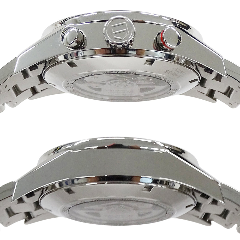TAG Heuer タグホイヤー カレラ CV2A11 BA0796 メンズ 腕時計 キャリバー16 クロノグラフ 自動巻き AT ステンレス SS シルバー 磨き済み 【中古】