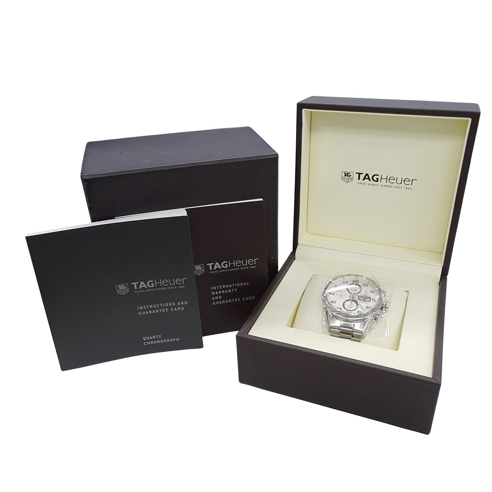 TAG Heuer タグホイヤー カレラ CV2A11 BA0796 メンズ 腕時計 キャリバー16 クロノグラフ 自動巻き AT ステンレス SS シルバー 磨き済み 【中古】