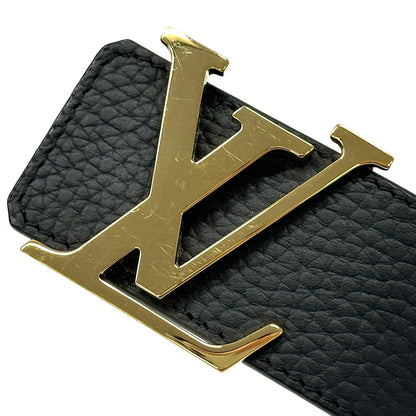 LOUIS VUITTON ルイ・ヴィトン サンチュール リバーシブル ベルト ブラック ブラウン M9151 レザー メンズ 【中古】