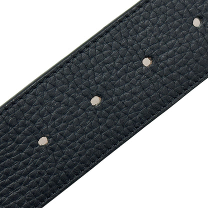 LOUIS VUITTON ルイ・ヴィトン サンチュール リバーシブル ベルト ブラック ブラウン M9151 レザー メンズ 【中古】