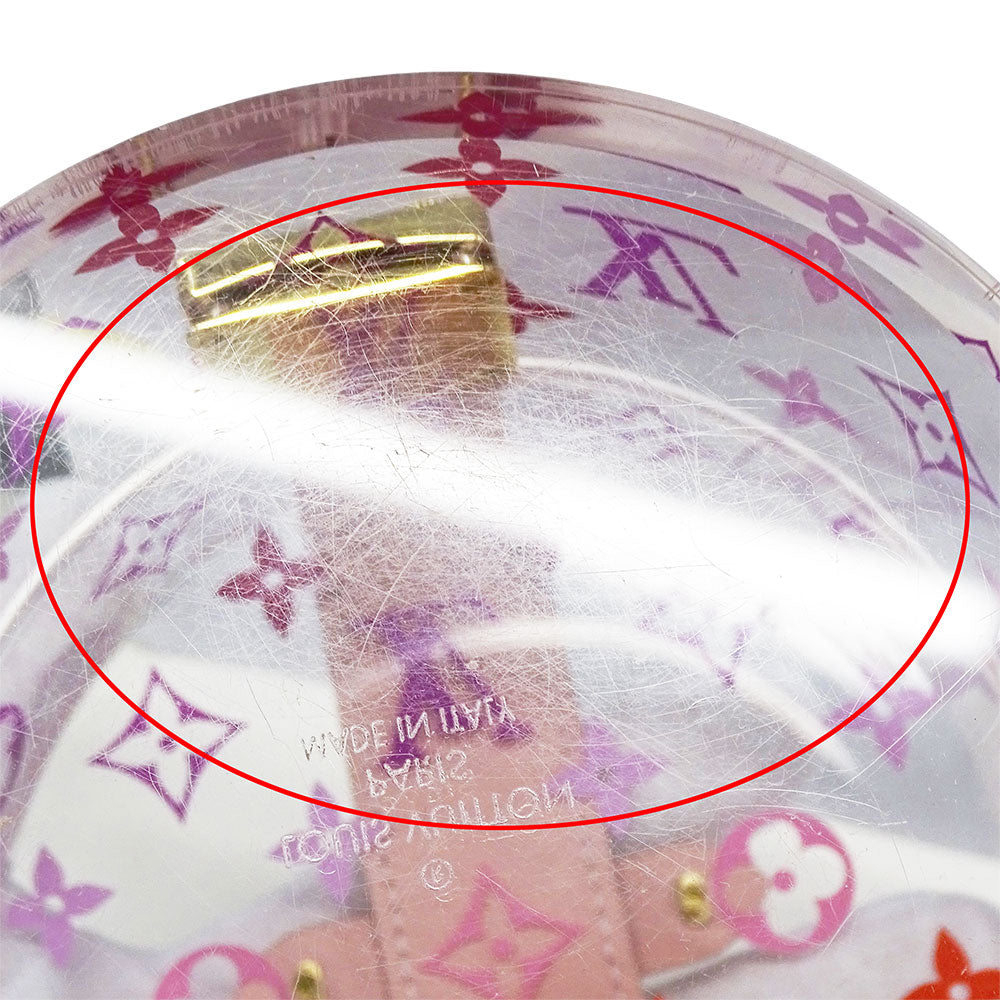 LOUIS VUITTON ルイ・ヴィトン ボワット・スコット その他小物 モノグラム ピンク 透明 GI0362 アクリル レディース 【中古】