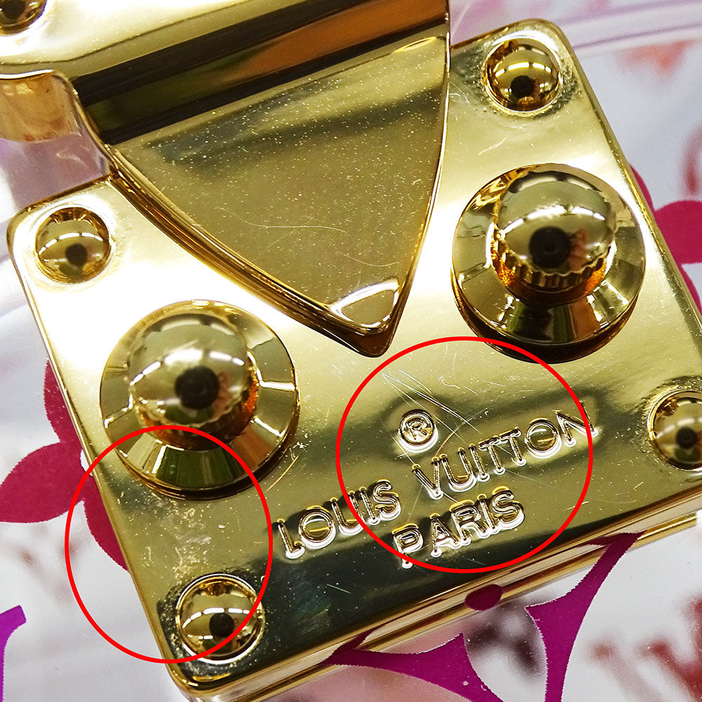 LOUIS VUITTON ルイ・ヴィトン ボワット・スコット その他小物 モノグラム ピンク 透明 GI0362 アクリル レディース 【中古】