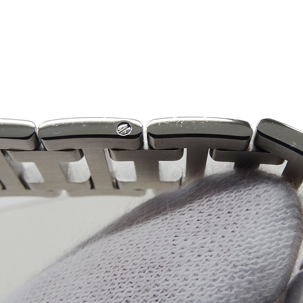 HERMES エルメス クリッパー CL1.310 レディース 腕時計 クロノグラフ クオーツ QZ ステンレス SS シルバー ブラック磨き済み 【中古】