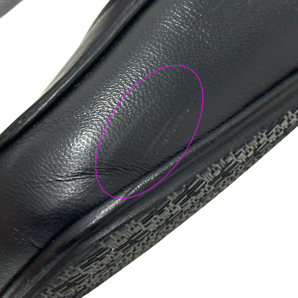 CHANEL シャネル ローファー アイコン ブラック ゴールド金具 38 24.5cm レザー レディース 【中古】