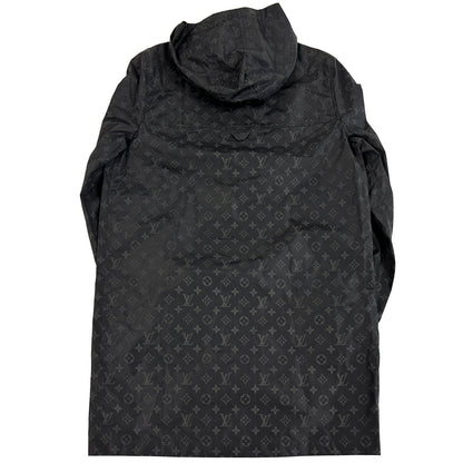 LOUIS VUITTON ルイ・ヴィトン ミッドレングス・モノグラム ウィンドブレーカー ブラック HNK48W ナイロン 44 レディース メンズ 【中古】