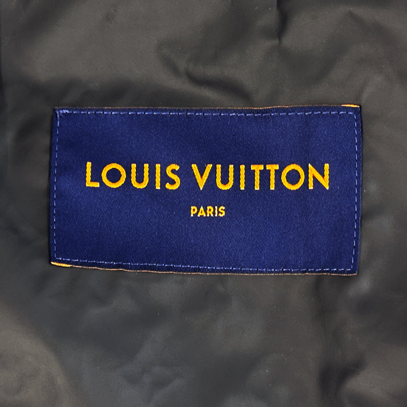 LOUIS VUITTON ルイ・ヴィトン ミッドレングス・モノグラム ウィンドブレーカー ブラック HNK48W ナイロン 44 レディース メンズ 【中古】