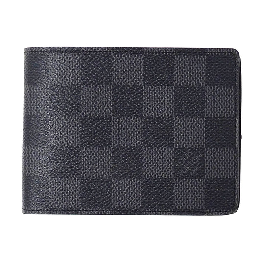 LOUIS VUITTON ルイ・ヴィトン ポルトフォイユ ミュルティプル 二つ折り財布 ダミエ グラフィット ダミエグラフィット N62663 ダミエグラフィットキャンバス メンズ 【中古】