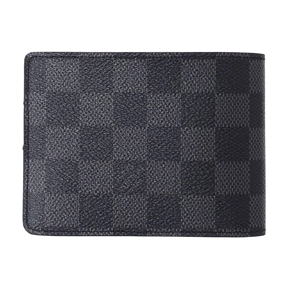 LOUIS VUITTON ルイ・ヴィトン ポルトフォイユ ミュルティプル 二つ折り財布 ダミエ グラフィット ダミエグラフィット N62663 ダミエグラフィットキャンバス メンズ 【中古】