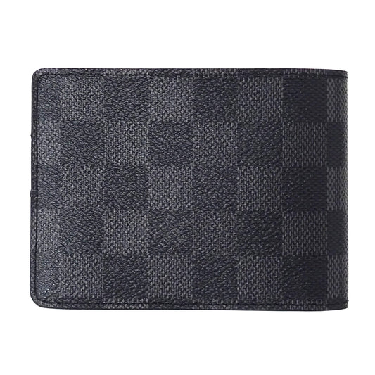 LOUIS VUITTON ルイ・ヴィトン ポルトフォイユ ミュルティプル 二つ折り財布 ダミエ グラフィット ダミエグラフィット N62663 ダミエグラフィットキャンバス メンズ 【中古】