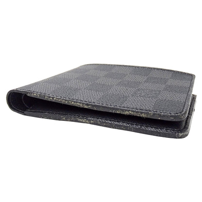 LOUIS VUITTON ルイ・ヴィトン ポルトフォイユ ミュルティプル 二つ折り財布 ダミエ グラフィット ダミエグラフィット N62663 ダミエグラフィットキャンバス メンズ 【中古】