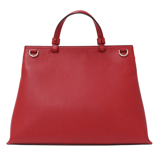 GUCCI グッチ 2wayバッグ バンブー レッド 392013 レザー レディース 【中古】