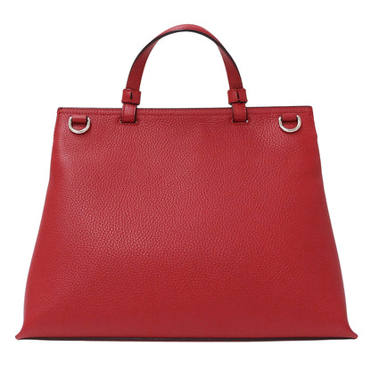 GUCCI グッチ 2wayバッグ バンブー レッド 392013 レザー レディース 【中古】