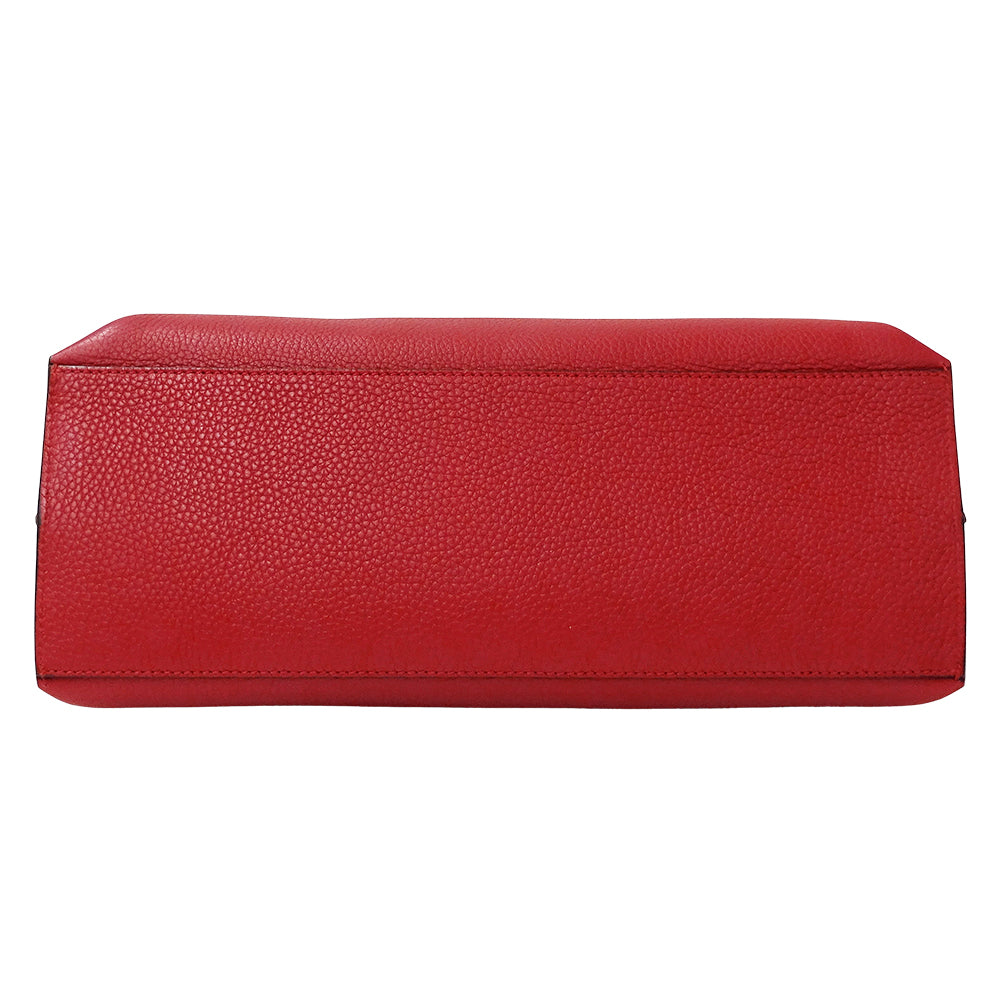 GUCCI グッチ 2wayバッグ バンブー レッド 392013 レザー レディース 【中古】