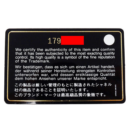 CHANEL シャネル 長財布 チャコールグレー キャビアスキン レディース 【中古】