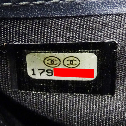 CHANEL シャネル 長財布 チャコールグレー キャビアスキン レディース 【中古】