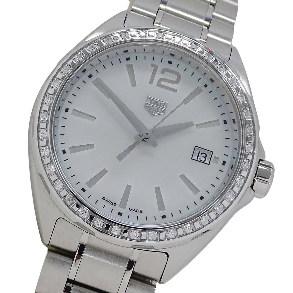 TAG Heuer タグホイヤー フォーミュラ1 レディ WBJ131A BA0666 レディース 腕時計 ダイヤモンド シェル デイト クオーツ ステンレス 磨き済み【中古】