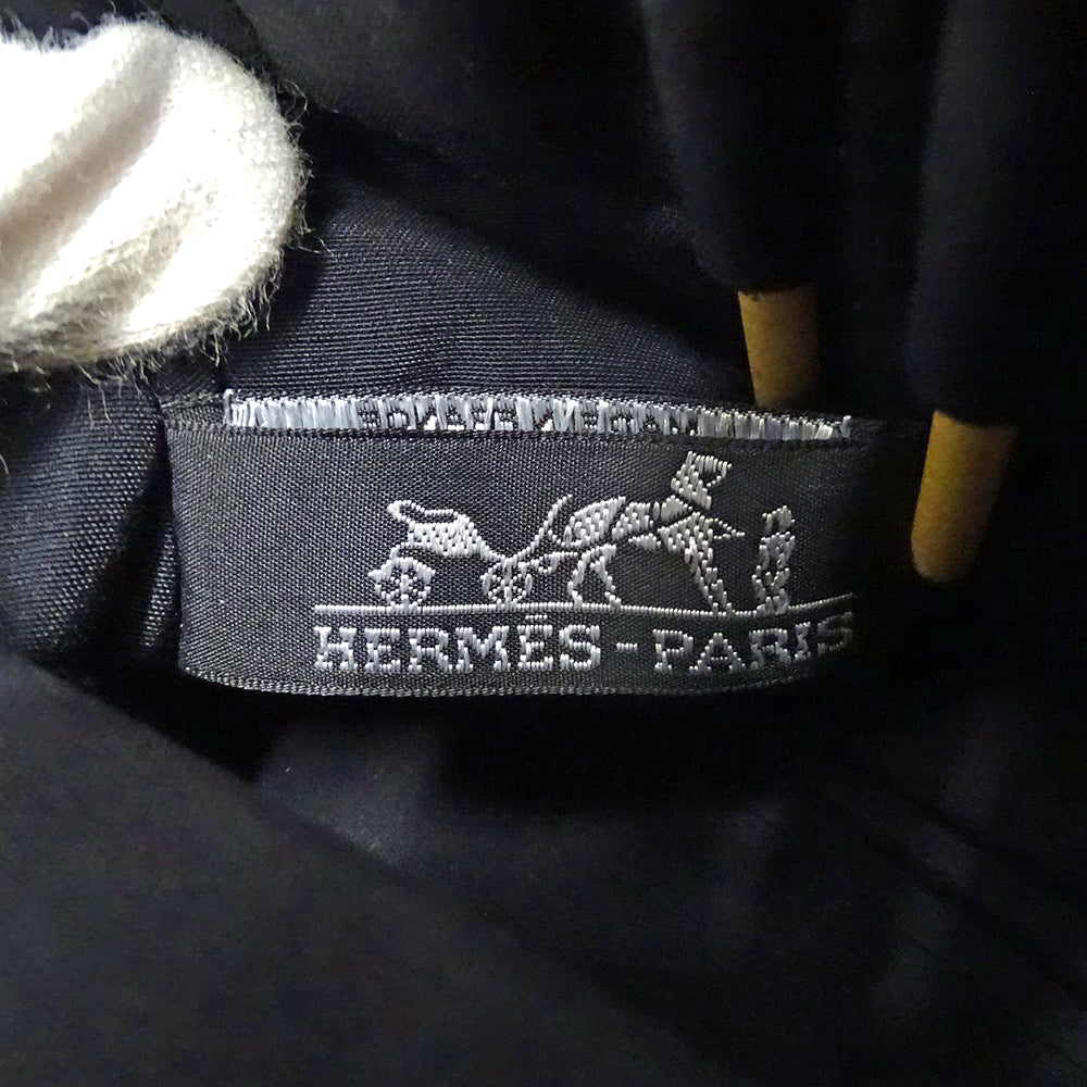 HERMES エルメス ボリード サンチュールゴルフ ボディ・ウエストバッグ ブラック トワルシェブロン レディース メンズ 【中古】