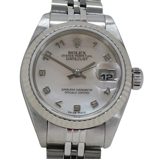 ROLEX ロレックス デイトジャスト 79174NA P番 レディース 腕時計 シェル 自動巻き AT ステンレス SS WG 磨き済み【中古】