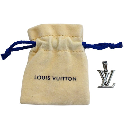 LOUIS VUITTON ルイ・ヴィトン チャーム・LV ディメンション ペンダントトップ メタル シルバー レディース メンズ M02747 【中古】
