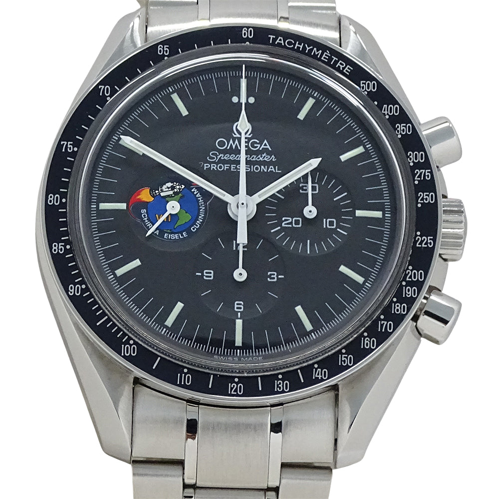 OMEGA オメガ スピードマスター 3597.11.00 メンズ 腕時計 ミッションズ アポロ7号 クロノグラフ 手巻き ステンレス 磨き済み【中古】