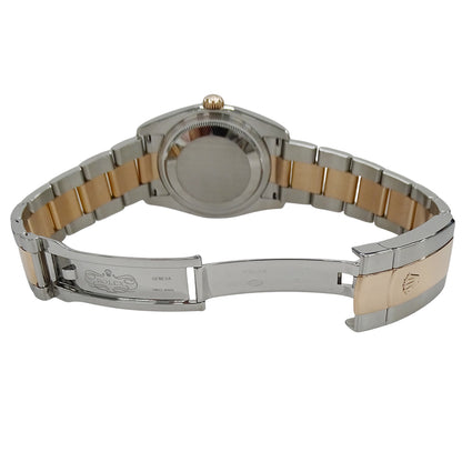 ROLEX ロレックス デイトジャスト 116201G D番 メンズ 10P ダイヤモンド コンピューター 自動巻き SS PG 腕時計 磨き済み【中古】