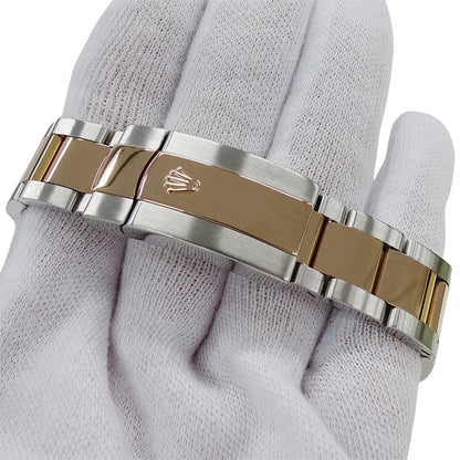 ROLEX ロレックス デイトジャスト 116201G D番 メンズ 10P ダイヤモンド コンピューター 自動巻き SS PG 腕時計 磨き済み【中古】