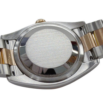 ROLEX ロレックス デイトジャスト 116201G D番 メンズ 10P ダイヤモンド コンピューター 自動巻き SS PG 腕時計 磨き済み【中古】