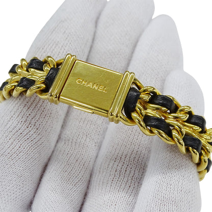 CHANEL シャネル プルミエール H0001 レディース 腕時計 クオーツ QZ GP レザー Mサイズ 【中古】