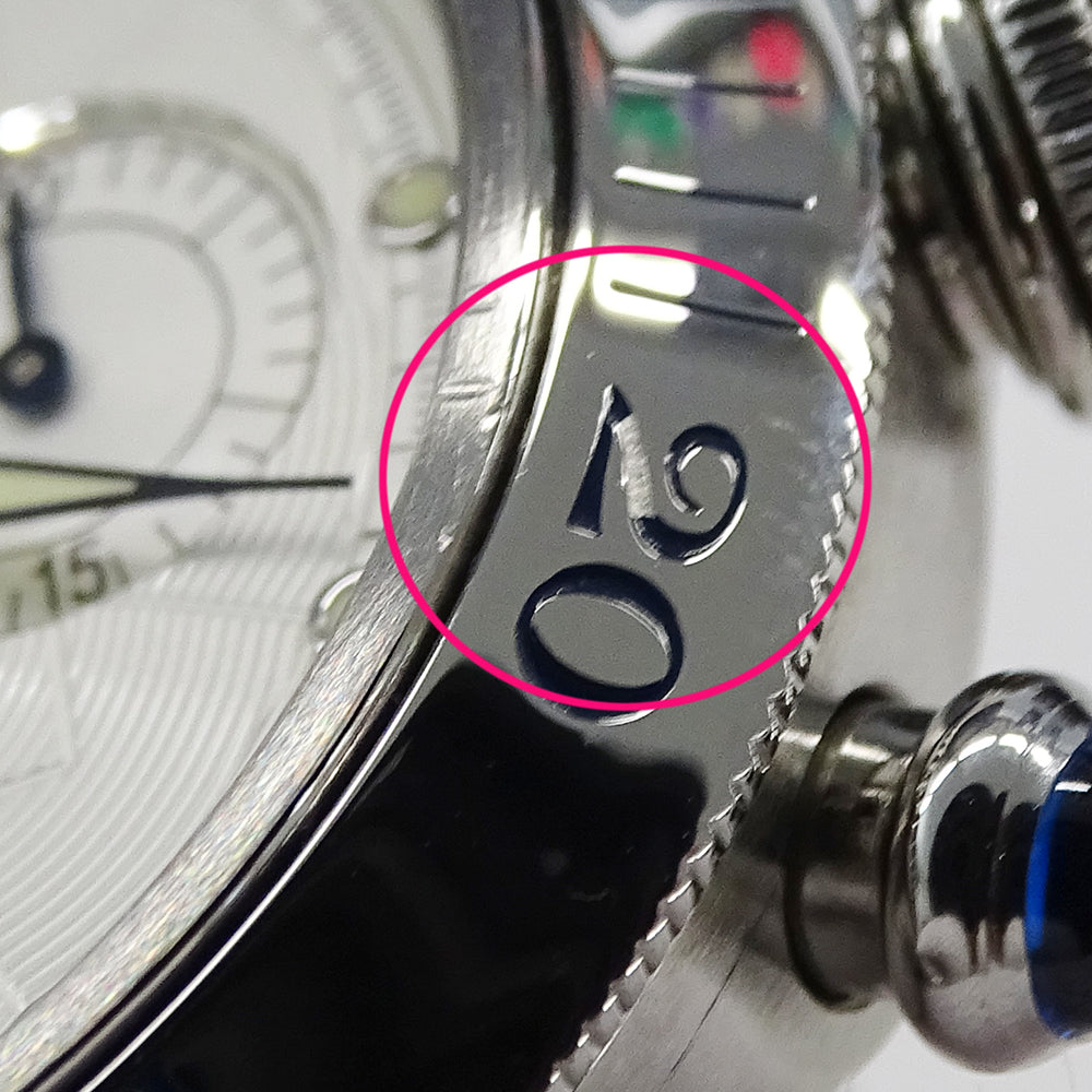 Cartier カルティエ パシャ W31030H3 メンズ 腕時計 クロノグラフ 自動巻き AT ステンレス 磨き済み【中古】