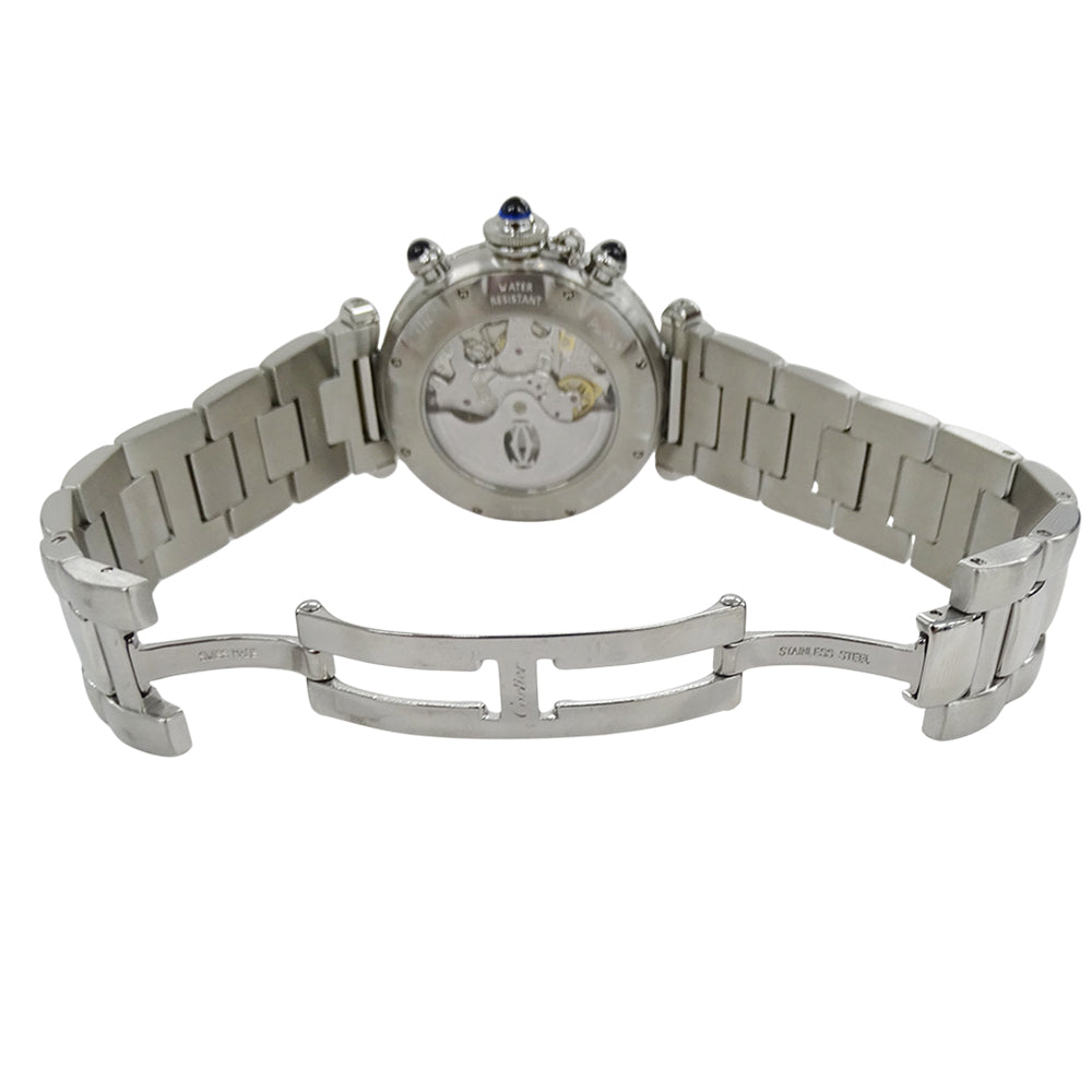 Cartier カルティエ パシャ W31030H3 メンズ 腕時計 クロノグラフ 自動巻き AT ステンレス 磨き済み【中古】