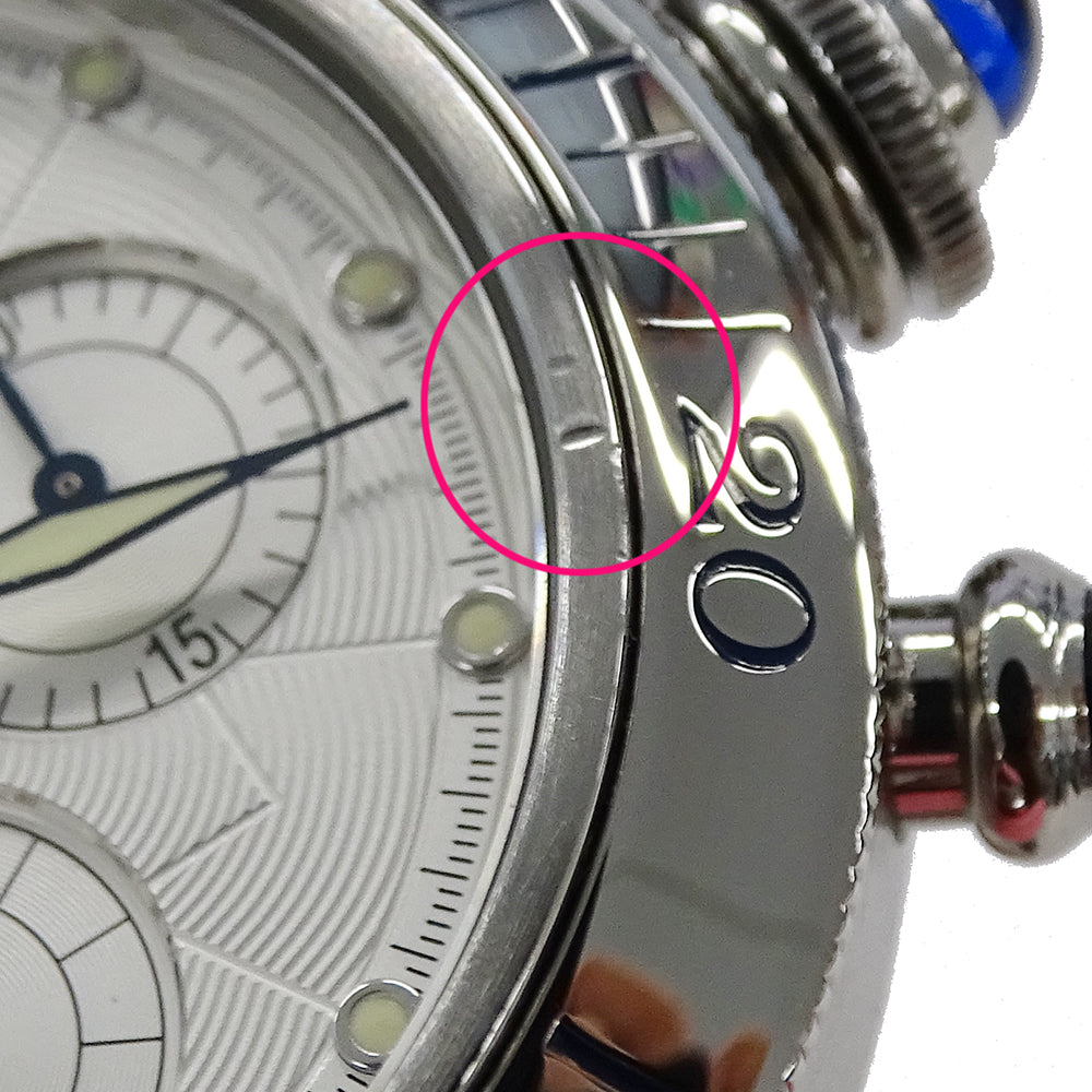 Cartier カルティエ パシャ W31030H3 メンズ 腕時計 クロノグラフ 自動巻き AT ステンレス 磨き済み【中古】