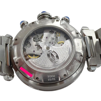 Cartier カルティエ パシャ W31030H3 メンズ 腕時計 クロノグラフ 自動巻き AT ステンレス 磨き済み【中古】