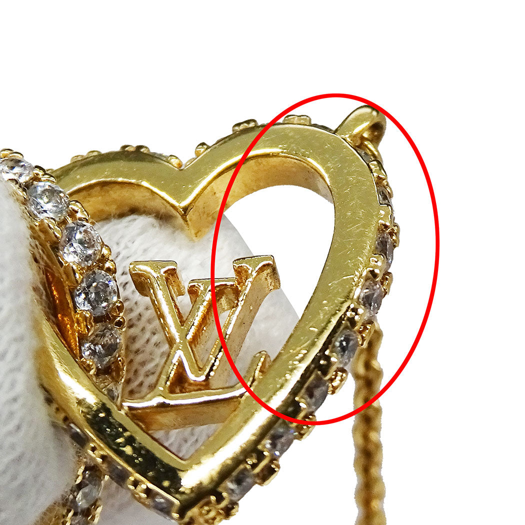 LOUIS VUITTON ルイ・ヴィトン マイLVラブ ネックレス GP ゴールド レディース M01733 【中古】