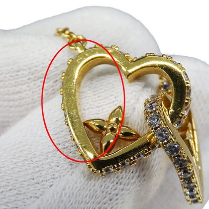 LOUIS VUITTON ルイ・ヴィトン マイLVラブ ネックレス GP ゴールド レディース M01733 【中古】