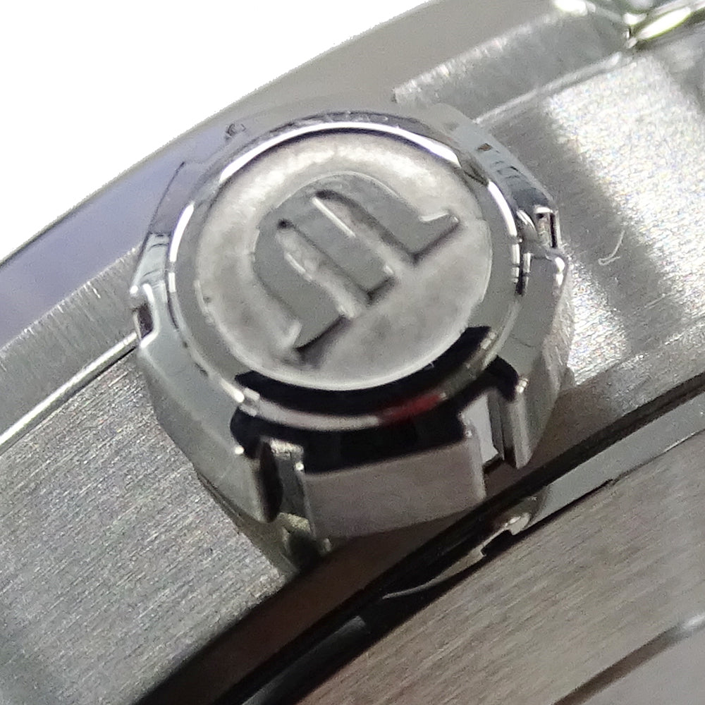 Maurice Lacroix モーリスラクロア アイコン AI1118-SS002-430-1 メンズ クロノグラフ クオーツ ステンレス 腕時計 磨き済み 【中古】
