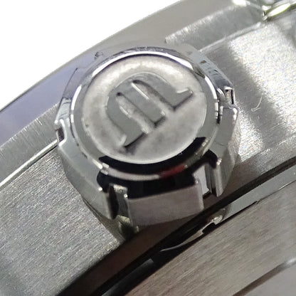 Maurice Lacroix モーリスラクロア アイコン AI1118-SS002-430-1 メンズ クロノグラフ クオーツ ステンレス 腕時計 磨き済み 【中古】