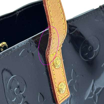 LOUIS VUITTON ルイ・ヴィトン リードPM ハンドバッグ モノグラム ヴェルニ アマラント ワインレッド M91993 レディース 【中古】
