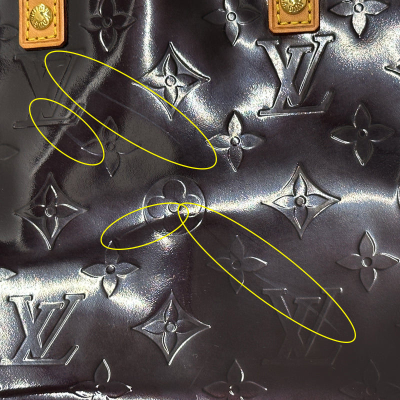 LOUIS VUITTON ルイ・ヴィトン リードPM ハンドバッグ モノグラム ヴェルニ アマラント ワインレッド M91993 レディース 【中古】