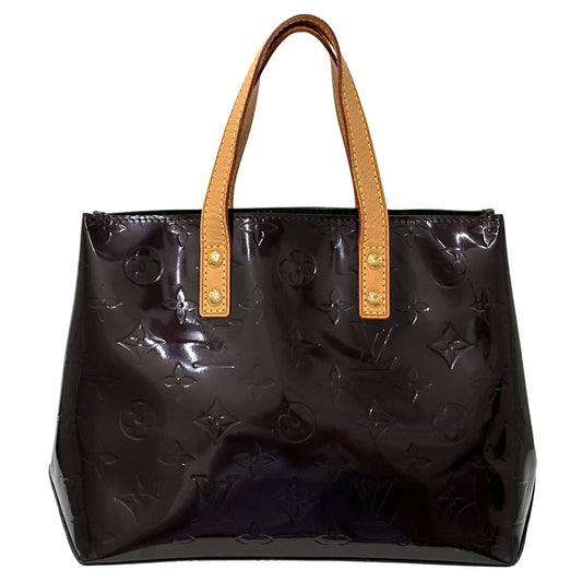 LOUIS VUITTON ルイ・ヴィトン リードPM ハンドバッグ モノグラム ヴェルニ アマラント ワインレッド M91993 レディース 【中古】