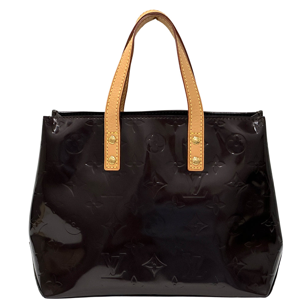LOUIS VUITTON ルイ・ヴィトン リードPM ハンドバッグ モノグラム ヴェルニ アマラント ワインレッド M91993 レディース 【中古】