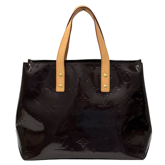 LOUIS VUITTON ルイ・ヴィトン リードPM ハンドバッグ モノグラム ヴェルニ アマラント ワインレッド M91993 レディース 【中古】