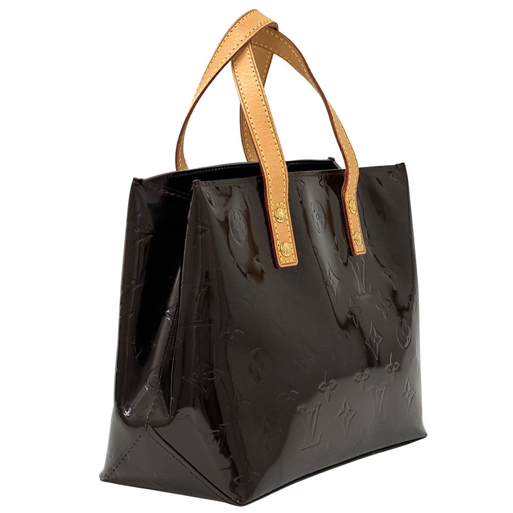 LOUIS VUITTON ルイ・ヴィトン リードPM ハンドバッグ モノグラム ヴェルニ アマラント ワインレッド M91993 レディース 【中古】