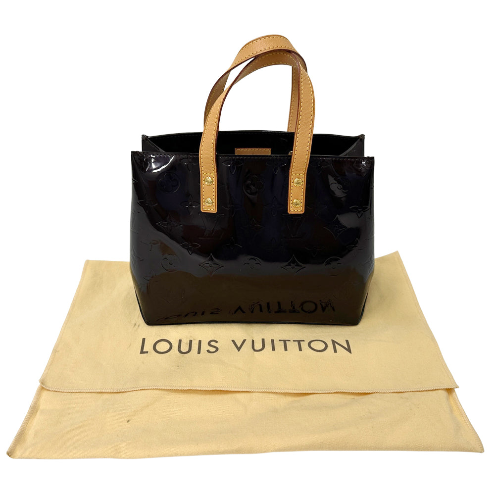 LOUIS VUITTON ルイ・ヴィトン リードPM ハンドバッグ モノグラム ヴェルニ アマラント ワインレッド M91993 レディース 【中古】