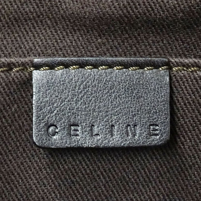 CELINE セリーヌ ブギーバッグ ハンドバッグ ダークブラウン レザー レディース 【中古】