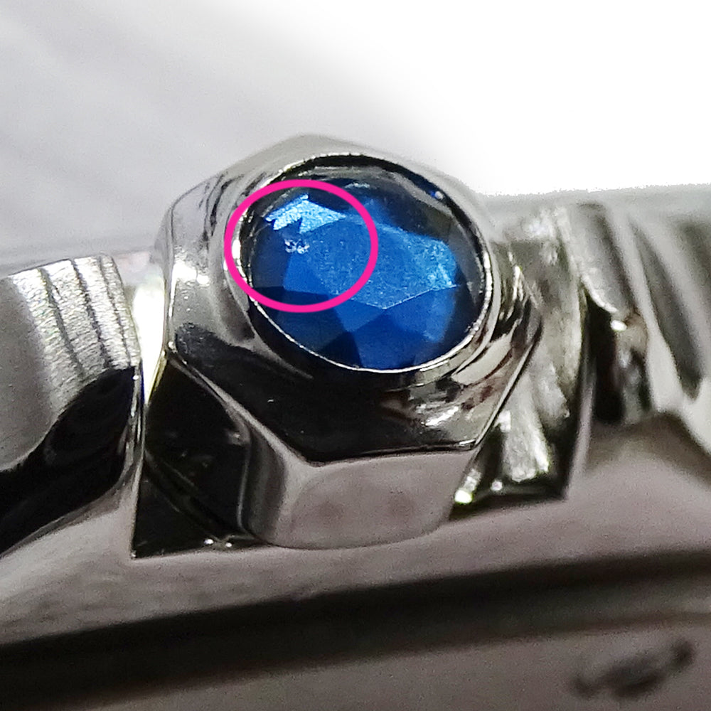 Cartier カルティエ サントスガルベ LM W20018D6 メンズ 腕時計 デイト クオーツ QZ ステンレス SS シルバー アイボリー 磨き済み 【中古】