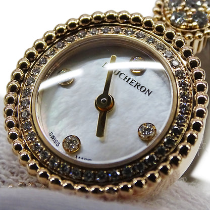 BOUCHERON ブシュロン セルパンボエム WA015507 レディース 腕時計 セルパンボエム シェル ダイヤ クオーツ 750PG サテン 磨き済み【中古】