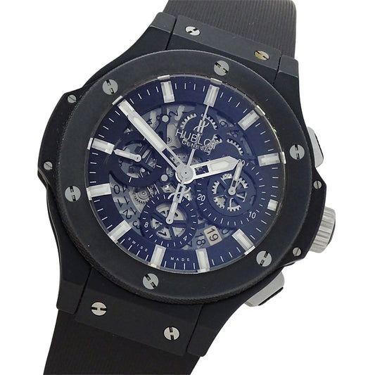 HUBLOT ウブロ ビッグバン アエロバン ブラックマジック　311.CI.1170.RX メンズ 腕時計 自動巻き AT チタン セラミック ラバー 【中古】