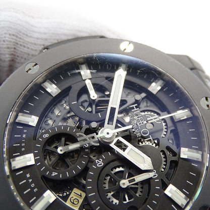 HUBLOT ウブロ ビッグバン アエロバン ブラックマジック　311.CI.1170.RX メンズ 腕時計 自動巻き AT チタン セラミック ラバー 【中古】