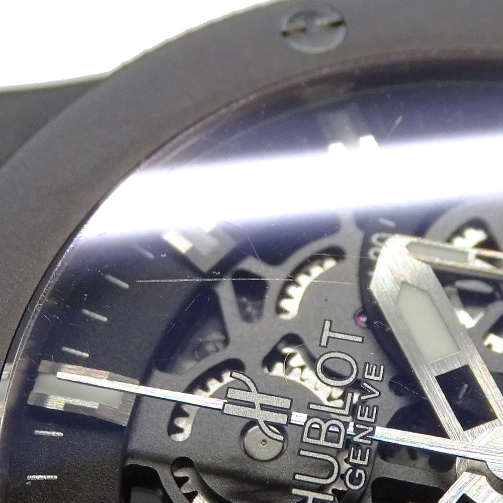 HUBLOT ウブロ ビッグバン アエロバン ブラックマジック　311.CI.1170.RX メンズ 腕時計 自動巻き AT チタン セラミック ラバー 【中古】