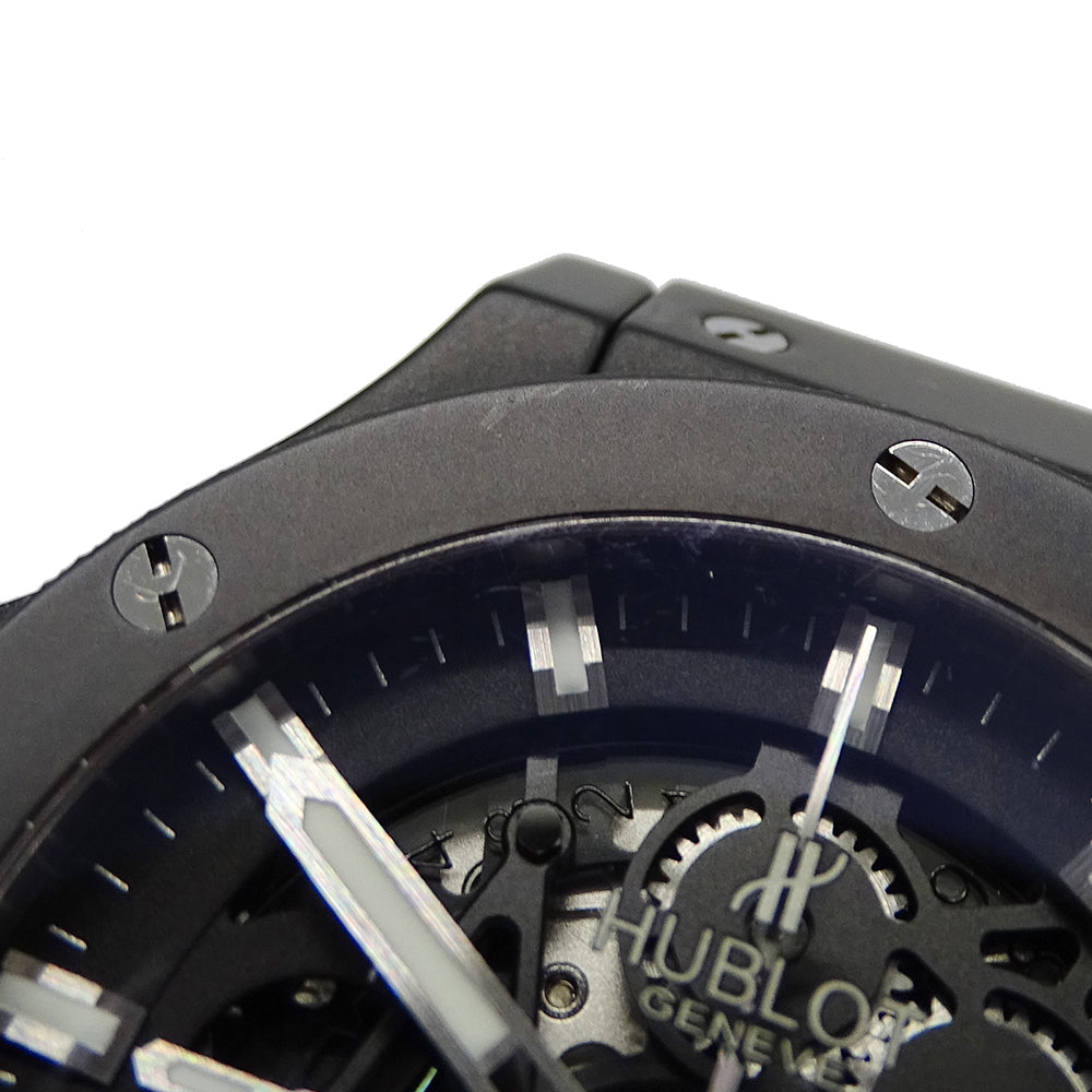 HUBLOT ウブロ ビッグバン アエロバン ブラックマジック　311.CI.1170.RX メンズ 腕時計 自動巻き AT チタン セラミック ラバー 【中古】